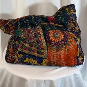 Free People Multicolor Patchwork Tote